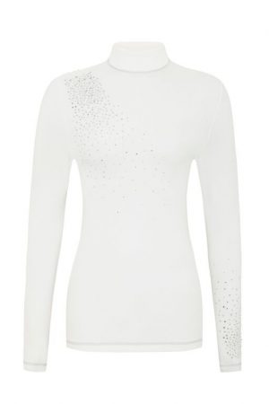 polo neck thermal top
