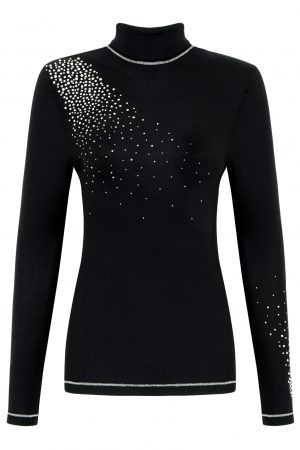 S'No Queen CLASSIC polo: Black NEW DELIVERY-256