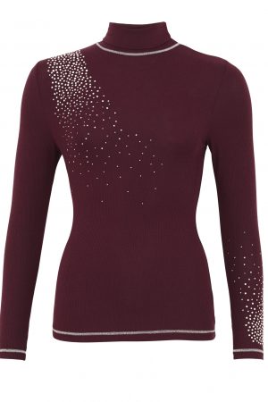 S'No Queen CLASSIC polo: Wine NEW DELIVERY-515