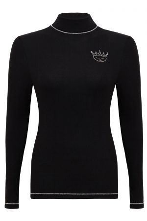 QUEEN Collection: Polo: Black -0