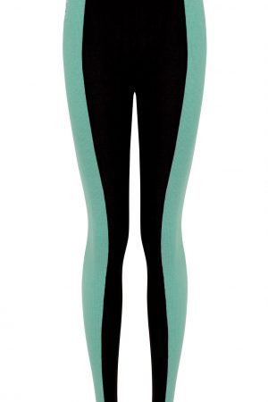 S'No Queen StripeTease leggings Black & Jade Exclusive-0