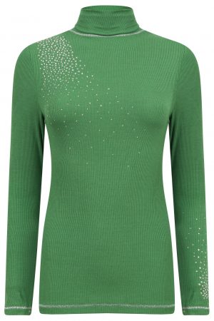 S'No Queen CLASSIC polo: Garden Green: SQ Exclusive-0
