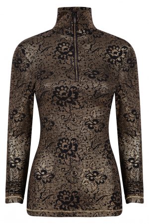 Lacier Zip Polo Gold