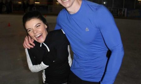 S'No Queen dancing on Ice Faye Brookes with Hamish